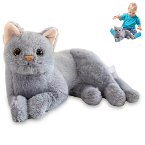 Plüschkatze, 30 cm Simulationskatzenkissen, weiches und bequemes Katzenplüschtier, lebendiges und realistisches Katzenspielzeug, süßes Stofftierkissen, lebensechte Katzenplüschtiere als Geschenk Plüschkatze, 30 cm Simulationskatzenkissen, weiches und bequemes Katzenplüschtier, lebendiges und realistisches Katzenspielzeug, süßes Stofftierkissen, lebensechte Katzenplüschtiere als Geschenk von SunaOmni