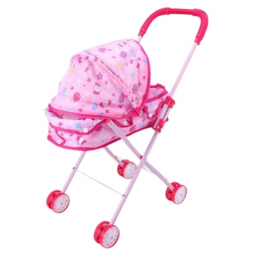 Puppenwagen mit Cartoon-Muster, Puppenwagen, faltbar, mit T-förmigem Sicherheitsgurt und Schiebegriff, abnehmbar, waschbar, für Mädchen, Rollenspiele, Candy- Puppenwagen mit Cartoon-Muster, Puppenwagen, faltbar, mit T-förmigem Sicherheitsgurt und Schiebegriff, abnehmbar, waschbar, für Mädchen, Rollenspiele, Candy- von SunaOmni