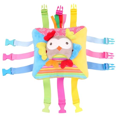 Reisespielzeug für Kleinkinder mit 6 Schnallenpaaren, Lernspielzeug mit Bienenmuster, Zahlen auf der Rückseite und integrierter Tasche, klingende Geschenke für Kleinkinder für die Feinmotorik, Le Reisespielzeug für Kleinkinder mit 6 Schnallenpaaren, Lernspielzeug mit Bienenmuster, Zahlen auf der Rückseite und integrierter Tasche, klingende Geschenke für Kleinkinder für die Feinmotorik, Le von SunaOmni