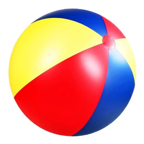 Riesiger Wasserball, 47 Zoll großer aufblasbarer Wasserball aus PVC, bunter großer, lustiger Jumbo- für Schwimmbäder, Partys, Wasserspiele im Garten, große Wasserbälle, aufbl Riesiger Wasserball, 47 Zoll großer aufblasbarer Wasserball aus PVC, bunter großer, lustiger Jumbo- für Schwimmbäder, Partys, Wasserspiele im Garten, große Wasserbälle, aufbl von SunaOmni