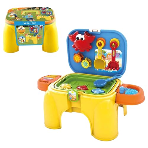 Sand- und Wassertisch, sicherer Sensoriktisch aus Kunststoff, Wassertisch für Kinder und Kleinkinder, tragbares Strandspielzeug für den Sommerstrand, Hinterhof, Klassenzimmer, Sand- Wassertis Sand- und Wassertisch, sicherer Sensoriktisch aus Kunststoff, Wassertisch für Kinder und Kleinkinder, tragbares Strandspielzeug für den Sommerstrand, Hinterhof, Klassenzimmer, Sand- Wassertis von SunaOmni