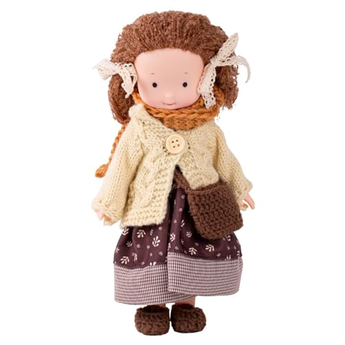 Stoffpuppe, 9, 5 Zoll, weiche Cartoon-Stoffpuppen für Mädchen mit Strampler, kleine entzückende Babypuppen für Mädchen als Weihnachts-, Geburtstags- und Taufgeschenk, Stil 1, Babypuppen für Mädche Stoffpuppe, 9, 5 Zoll, weiche Cartoon-Stoffpuppen für Mädchen mit Strampler, kleine entzückende Babypuppen für Mädchen als Weihnachts-, Geburtstags- und Taufgeschenk, Stil 1, Babypuppen für Mädche von SunaOmni