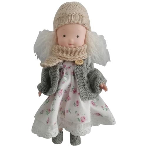 Stoffpuppe, 9, 5 Zoll, weiche Cartoon-Stoffpuppen für Mädchen mit Strampler, kleine entzückende Babypuppen für Mädchen als Weihnachts-, Geburtstags- und Taufgeschenk, Stil 3, Babypuppen für Mädche Stoffpuppe, 9, 5 Zoll, weiche Cartoon-Stoffpuppen für Mädchen mit Strampler, kleine entzückende Babypuppen für Mädchen als Weihnachts-, Geburtstags- und Taufgeschenk, Stil 3, Babypuppen für Mädche von SunaOmni