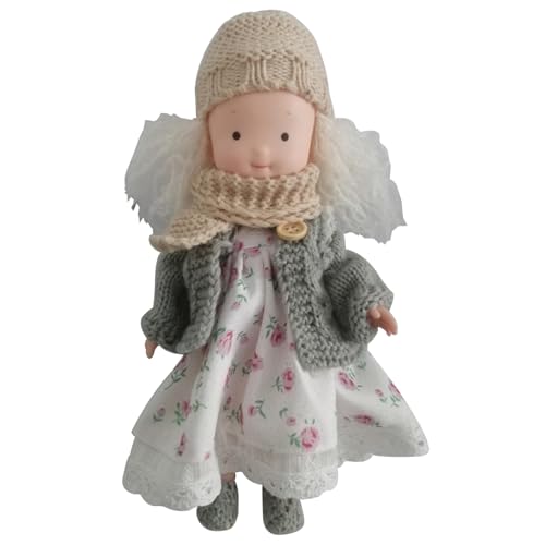 Stoffpuppe, 9, 5 Zoll, weiche Cartoon-Stoffpuppen für Mädchen mit Strampler, kleine entzückende Babypuppen für Mädchen als Weihnachts-, Geburtstags- und Taufgeschenk, Stil 3, Babypuppen für Mädche Stoffpuppe, 9, 5 Zoll, weiche Cartoon-Stoffpuppen für Mädchen mit Strampler, kleine entzückende Babypuppen für Mädchen als Weihnachts-, Geburtstags- und Taufgeschenk, Stil 3, Babypuppen für Mädche von SunaOmni
