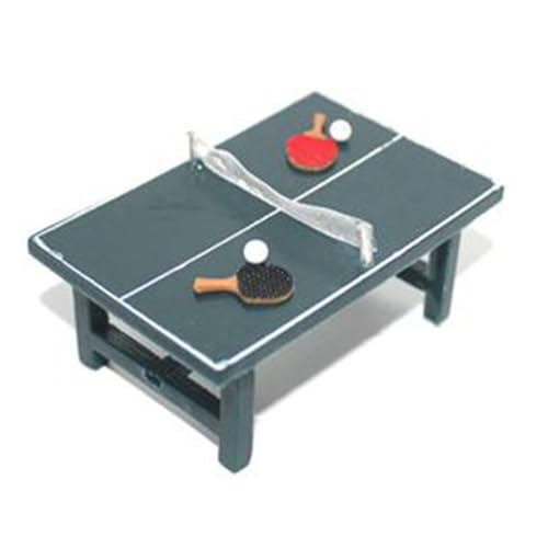 SunaOmni 1:12 Miniatur-Tischtennis, Harz, Mini-Tischtennis, Mini-Sport, Puppenhausmöbel für DIY-Puppenhaus-Dekoration, Zubehör, Puppenhaus-Möbelset, SunaOmni 1:12 Miniatur-Tischtennis, Harz, Mini-Tischtennis, Mini-Sport, Puppenhausmöbel für DIY-Puppenhaus-Dekoration, Zubehör, Puppenhaus-Möbelset, von SunaOmni