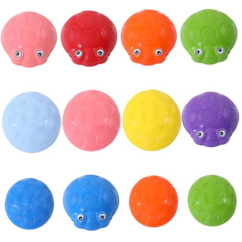 SunaOmni 6-teiliges/Set Trittsteine für Kinder, Bunte Balance-Trittsteine, 100 kg Tragkraft, Schildkröten-Stil, sensorische, rutschfeste Spielgeräte für den Außenbereich für Kinder, zufällige SunaOmni 6-teiliges/Set Trittsteine für Kinder, Bunte Balance-Trittsteine, 100 kg Tragkraft, Schildkröten-Stil, sensorische, rutschfeste Spielgeräte für den Außenbereich für Kinder, zufällige von SunaOmni