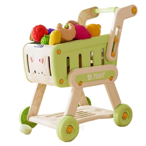 SunaOmni Einkaufswagen für Kinder, großer Einkaufswagen für Kleinkinder, sicheres -Set für Kinder mit 13 zufällig ausgewählten Obst- und Gemüsesorten, Lernspielzeug für Lebensmittelgeschäfte SunaOmni Einkaufswagen für Kinder, großer Einkaufswagen für Kleinkinder, sicheres -Set für Kinder mit 13 zufällig ausgewählten Obst- und Gemüsesorten, Lernspielzeug für Lebensmittelgeschäfte von SunaOmni