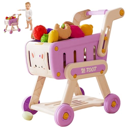 SunaOmni Einkaufswagen für Kinder, großer Einkaufswagen für Kleinkinder, sicheres -Set für Kinder mit 13 zufällig ausgewählten Obst- und Gemüsesorten, pädagogisches Spielzeug für Lebensmittel SunaOmni Einkaufswagen für Kinder, großer Einkaufswagen für Kleinkinder, sicheres -Set für Kinder mit 13 zufällig ausgewählten Obst- und Gemüsesorten, pädagogisches Spielzeug für Lebensmittel von SunaOmni