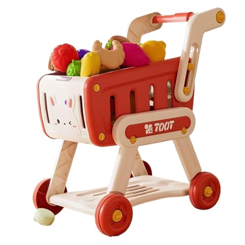 SunaOmni Einkaufswagen für Kinder, großer Einkaufswagen für Kleinkinder, sicheres -Set für Kinder mit 13 zufällig ausgewählten Obst- und Gemüsesorten, pädagogisches Spielzeug für Lebensmittel SunaOmni Einkaufswagen für Kinder, großer Einkaufswagen für Kleinkinder, sicheres -Set für Kinder mit 13 zufällig ausgewählten Obst- und Gemüsesorten, pädagogisches Spielzeug für Lebensmittel von SunaOmni