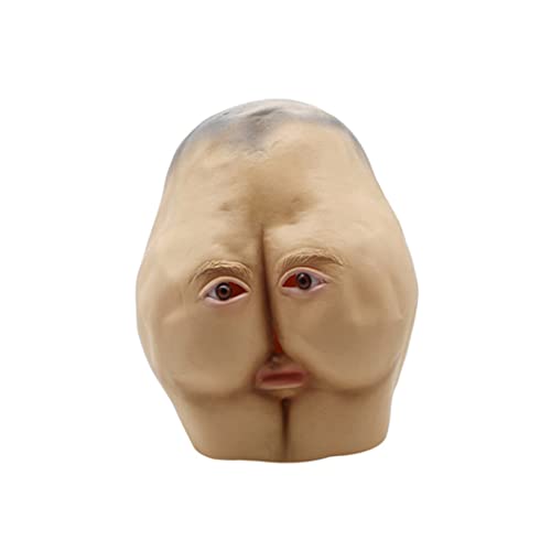 SunaOmni Halloween-Maske für Erwachsene, lustige Vollgesichtsmaske, Arsch-Styling-Maske, Party-Requisiten, Latexmaske, Tanz, Horrorkopf, Dutt, Party-Dekoration, lustig, 1 Stück, weiche Arsch-, lebend SunaOmni Halloween-Maske für Erwachsene, lustige Vollgesichtsmaske, Arsch-Styling-Maske, Party-Requisiten, Latexmaske, Tanz, Horrorkopf, Dutt, Party-Dekoration, lustig, 1 Stück, weiche Arsch-, lebend von SunaOmni