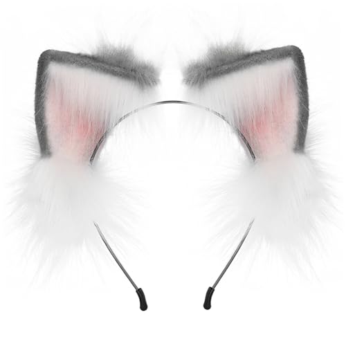 SunaOmni Pelzige Ohren, Kunstpelz-Katzenohren-Stirnband, lebensechtes süßes Fuchsohren-Stirnband, Plüsch-Tierohren-Haarreif für Kostüm-Cosplay, Urlaubspartys, Bühnenshows, Fuchsohren, SunaOmni Pelzige Ohren, Kunstpelz-Katzenohren-Stirnband, lebensechtes süßes Fuchsohren-Stirnband, Plüsch-Tierohren-Haarreif für Kostüm-Cosplay, Urlaubspartys, Bühnenshows, Fuchsohren, von SunaOmni