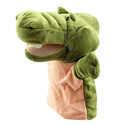 SunaOmni Plüsch-Handpuppen, niedliches Cartoon-Tier, pädagogisches Eltern-Kind-Spielzeug für Kinder und Kleinkinder, grüne Plüsch-Handpuppe SunaOmni Plüsch-Handpuppen, niedliches Cartoon-Tier, pädagogisches Eltern-Kind-Spielzeug für Kinder und Kleinkinder, grüne Plüsch-Handpuppe von SunaOmni