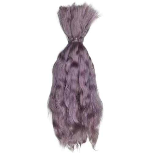 SunaOmni Puppenhaar, 20, 3 cm, lockiges Puppenhaar, natürliche, realistische Puppenperücke, DIY-freundliches Mohair-Bastelhaar für die Puppenherstellung, Figuren, Kunsthandwerk, hellviolettes zu SunaOmni Puppenhaar, 20, 3 cm, lockiges Puppenhaar, natürliche, realistische Puppenperücke, DIY-freundliches Mohair-Bastelhaar für die Puppenherstellung, Figuren, Kunsthandwerk, hellviolettes zu von SunaOmni