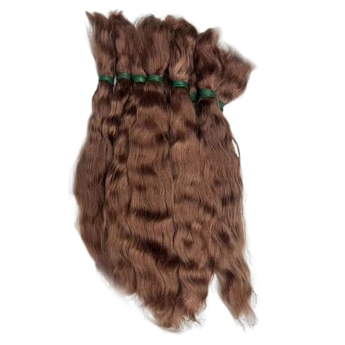 SunaOmni Puppenhaar, 8 Zoll, lockiges Puppenhaar, natürliche, realistische Puppenperücke, DIY-freundliches Mohair-Bastelhaar für die Puppenherstellung, Figur, Kunsthandwerk, braunes zum Basteln SunaOmni Puppenhaar, 8 Zoll, lockiges Puppenhaar, natürliche, realistische Puppenperücke, DIY-freundliches Mohair-Bastelhaar für die Puppenherstellung, Figur, Kunsthandwerk, braunes zum Basteln von SunaOmni