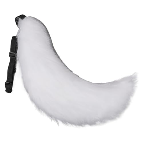 SunaOmni Therian Tail 27 Zoll Halloween Pelzschwanz mit Gürteldesign Kunstpelz Wolfsschwanz für Erwachsene Kinder Cosplay Party Kostümzubehör Pelzschwanz Wolfsschwanz Kunstpelzschwanz Fuchskostüm SunaOmni Therian Tail 27 Zoll Halloween Pelzschwanz mit Gürteldesign Kunstpelz Wolfsschwanz für Erwachsene Kinder Cosplay Party Kostümzubehör Pelzschwanz Wolfsschwanz Kunstpelzschwanz Fuchskostüm von SunaOmni