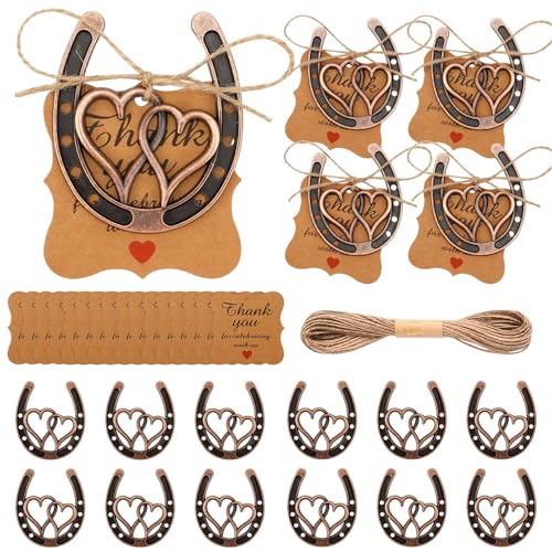 50 Stück Vintage-Pferdschuhe mit Kraftanhänger, Glück, Metall-Hufeisen, Herz-Dekorationen für Brautparty, Hochzeit, Party, Gastgeschenke, Dekoration 50 Stück Vintage-Pferdschuhe mit Kraftanhänger, Glück, Metall-Hufeisen, Herz-Dekorationen für Brautparty, Hochzeit, Party, Gastgeschenke, Dekoration von Sunch Craft