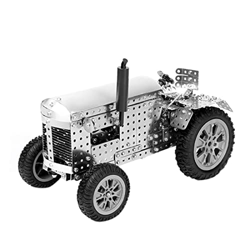 Sunery 3D Metall Puzzle, 890Telie Mechanische Traktor mit Uhrwerkantrieb Modell Bausatz, Steampunk-Stil Technisches Fahrzeug Modell Bausatz, Geschenke Für Erwachsene Und Kinder von Sunery