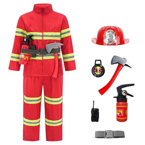 Sunfashion feuerwehrmann kostüm kinder,Cosplay Set 8 Teiliges feuerwehrschlauch kinder polizeiruf 110 polizeikostüm kinder Kinderkostüme Karneval Fasching Mottoparty Sunfashion feuerwehrmann kostüm kinder,Cosplay Set 8 Teiliges feuerwehrschlauch kinder polizeiruf 110 polizeikostüm kinder Kinderkostüme Karneval Fasching Mottoparty von Sunfashion