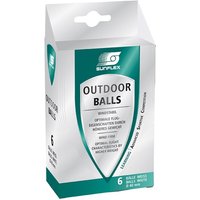 SUNFLEX 20611 Tischtennis-Bälle OUTDOOR 6 Stück von Sunflex