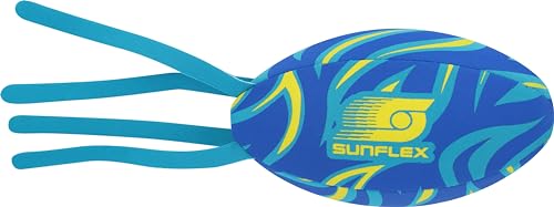 Sunflex® Neopren Catchit Flames Bluefire | weiches & leichtes Sportspiel mit flexiblem Schweif | Strand & Park | perfekt für Koordination & Werfer | extrem robust & für Jede Altersgruppe von Sunflex