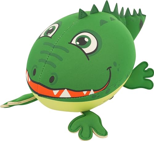 Sunflex® Neopren Jumping Animal Ball Crocodile | weich & leicht für den Strand und das Wasser | speziell für Kinder sehr gut zum Werfen & Fangen | springt auf der Wasseroberfläche | extrem robust von Sunflex