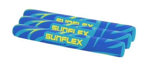 Sunflex® Tauchstäbe Flames Bluefire | Tauchspielzeug für Pool und Schwimmbad | Stehen perfekt senkrecht im Wasser | sehr weich | langlebig & für Jede Altersgruppe von Sunflex