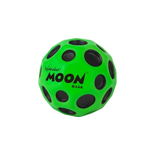 Sunflex® x Waboba® Moon Ball Grün | Springball | Springender Gummiball | Spielball | Ballkrater Erzeugen knallendes Geräusch | Leicht Greifbar | Flummies für Kinder | Bouncing Ball von Sunflex