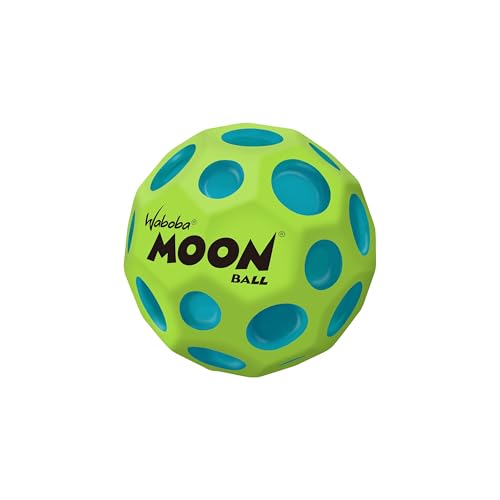 Sunflex® x Waboba® Moon Ball Martian Grün | Springball | Springender Gummiball | Spielball | Ballkrater Erzeugen knallendes Geräusch | Leicht Greifbar | Flummies für Kinder | Bouncing Ball von Sunflex