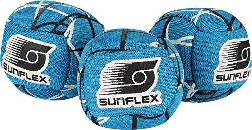 Sunflex Neopren Funbälle Neoremix Circle | 3 Bälle zum Jonglieren Werfen Fangen Kicken | Ball weich und leicht für den Strand und den Garten| extrem robust und für Jede Altersgruppe von Sunflex