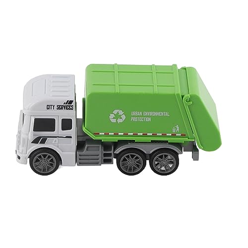 Müllwagen Spielzeug, gleitend kultivieren Umweltausbildung Kunststoff Inertial Sanitärfahrzeug für Kinder Rollenspiele Lernen (Sanitärwagen (Ladung und Entladen)) von Sunicon