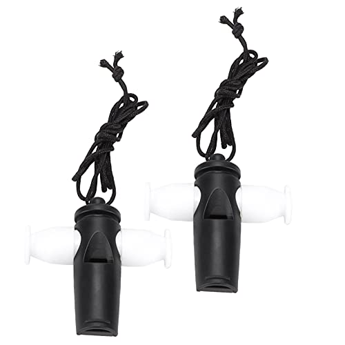 Samba Whistle Musical Instrument Toy ABS Set with Nylon Rope for Kids Children Black White 2Pcs Samba Whistle Musical Instrument Toy ABS Set with Nylon Rope for Kids Children Black White 2Pcs von Sunicon