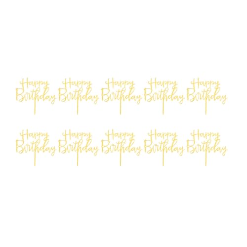 Sunicon Cake Topper Einsatzkartenflagge, Alles Gute zum Geburtstag Acrylkuchen -Topper Dekorationen Mehrfachfarben Cupcake Toppers Vorräte, für Geburtstagsfeier DIY Cupcake Sunicon Cake Topper Einsatzkartenflagge, Alles Gute zum Geburtstag Acrylkuchen -Topper Dekorationen Mehrfachfarben Cupcake Toppers Vorräte, für Geburtstagsfeier DIY Cupcake von Sunicon