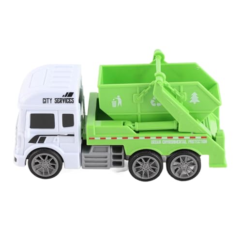 Sunicon Müllwagen Spielzeug, gleitend kultivieren Umweltausbildung Kunststoff Inertial Sanitärfahrzeug für Kinder Rollenspiele Lernen (Sanitärfahrzeug (Dump -Fahrzeug)) von Sunicon