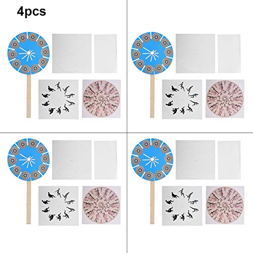 Sunicon Phenakistoskop DIY Assemble Experiment Educational Science Toy, für Kinder entwickeln Beobachtungsdenken Qualitätsqualität Material Nicht sicher für Kinder Alter 7 14 von Sunicon