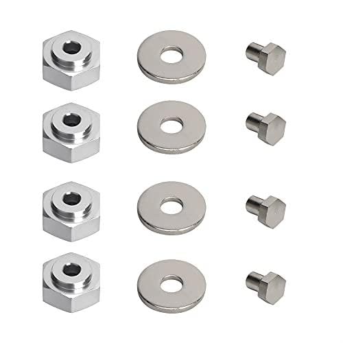 Sunicon RC 12 mm auf 17 mm Rad-Sechskant-Adapter, 4 Stück Aluminiumlegierung 12 mm auf 17 mm Rad-Sechskant-Adapter für 1:10 RC-Car Sunicon RC 12 mm auf 17 mm Rad-Sechskant-Adapter, 4 Stück Aluminiumlegierung 12 mm auf 17 mm Rad-Sechskant-Adapter für 1:10 RC-Car von Sunicon