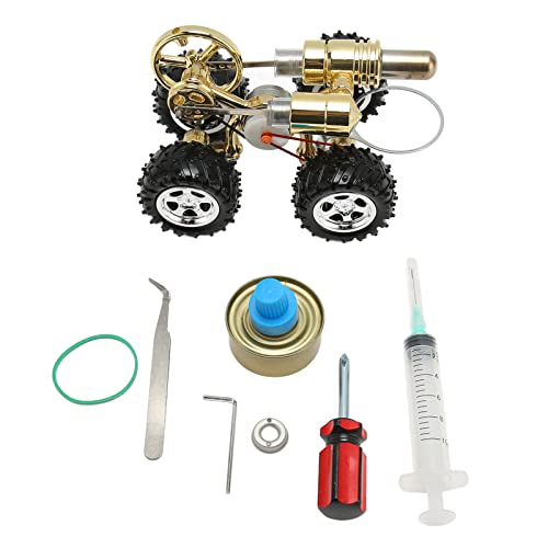 Sunicon Stirling Motor, Wissenschaft Experiment Physikalisches Auto Spielzeug Frühes Bildungsmodell für Kinder Erwachsene Lernen Sunicon Stirling Motor, Wissenschaft Experiment Physikalisches Auto Spielzeug Frühes Bildungsmodell für Kinder Erwachsene Lernen von Sunicon