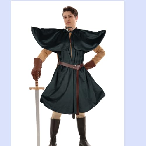 Frauen Renaissance Kapuzenumhang Mittelalterlicher Mantel Hobbit Halloween Kostüm Frauen Renaissance Kapuzenumhang Mittelalterlicher Mantel Hobbit Halloween Kostüm von Sunlisky