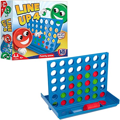 Unbekannt UKASNHKTN7661 Connect Up 4 In A Row Four In A Line Board Game Family Fun-Indoor von Sunman