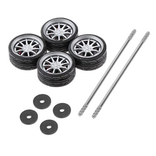 SunniMix 1:64 Skala Auto Gummi Rad Reifen Hub Rad Felgen Weiche Gummi Reifen für RC 1/64 Auto-Set von 4 - G7 SunniMix 1:64 Skala Auto Gummi Rad Reifen Hub Rad Felgen Weiche Gummi Reifen für RC 1/64 Auto-Set von 4 - G7 von SunniMix