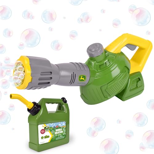 John Deere Blasen-Blattbläser-Spielzeug für Kinder, inklusive 1,2 l Blasen-Nachfüll-Gaskanne, Outdoor-Bubble-Maschine für Kinder, einfach zu bedienen, Spielen im Freien, tolles Geschenk für John Deere Blasen-Blattbläser-Spielzeug für Kinder, inklusive 1,2 l Blasen-Nachfüll-Gaskanne, Outdoor-Bubble-Maschine für Kinder, einfach zu bedienen, Spielen im Freien, tolles Geschenk für von Sunny Days