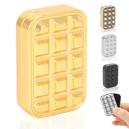 Sunny Power Fidget Slider, Metall-Poker-Push-Karte, tragbares Stressabbau-Spielzeug für Erwachsene, Fidget-Spielzeug für Angst, ADHS, sensorisches Metallspielzeug, für Freunde, magnetisches von Sunny Power