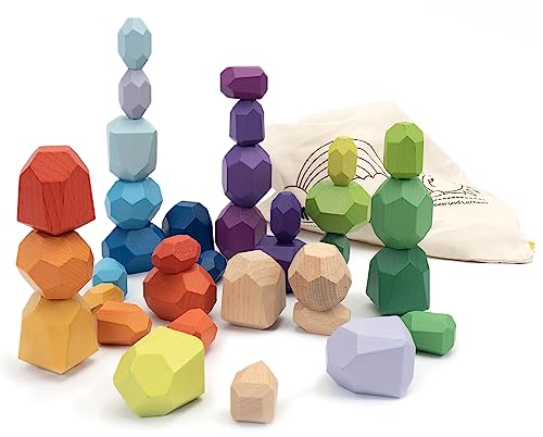 Sunnysue 400-40 Regenbogen Bausteine Holz-Diamanten, 40tlg, bunt Sunnysue 400-40 Regenbogen Bausteine Holz-Diamanten, 40tlg, bunt von Sunnysue