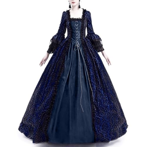 Sunnyuk Mittelalterkleid Damen Mittelalter Kleidung Rokoko Maxikleid Bauernkleid Medieval Dress Piratenkostüm Kostüm Barock Mittelalter Kostüm Große Cosplay Sunnyuk Mittelalterkleid Damen Mittelalter Kleidung Rokoko Maxikleid Bauernkleid Medieval Dress Piratenkostüm Kostüm Barock Mittelalter Kostüm Große Cosplay von Sunnyuk