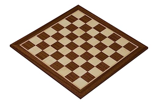 Sunrise Chess Schachbrett Nr. 5 Keine Koordinaten Mahagoni/Bergahorn Intarsien Turnier-Vorstand Elegantes Design Geschenkidee Für mittlere Zahlen Feldmaße: 50 mm Sunrise Chess Schachbrett Nr. 5 Keine Koordinaten Mahagoni/Bergahorn Intarsien Turnier-Vorstand Elegantes Design Geschenkidee Für mittlere Zahlen Feldmaße: 50 mm von Sunrise Chess & Games