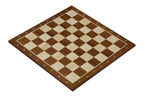 Sunrise Chess Schachbrett Nr. 5 Mit Beschreibung Mahagoni/Bergahorn Intarsien Turnier-Vorstand Elegantes Design Geschenkidee Ideal für mittlere Figuren Feldmaße: 50 mm Sunrise Chess Schachbrett Nr. 5 Mit Beschreibung Mahagoni/Bergahorn Intarsien Turnier-Vorstand Elegantes Design Geschenkidee Ideal für mittlere Figuren Feldmaße: 50 mm von Sunrise Chess & Games