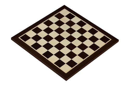 Sunrise Chess & Games Exklusives Wenge/Ahorn Schachbrett von Sunrise Chess & Games