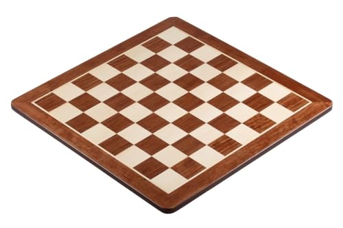 Sunrise Chess & Games Schachbrett Nr. 4 - Padouk/Ahorn Intarsie, Runde Ecken, Schlichtes Design Sunrise Chess & Games Schachbrett Nr. 4 - Padouk/Ahorn Intarsie, Runde Ecken, Schlichtes Design von Sunrise Chess & Games