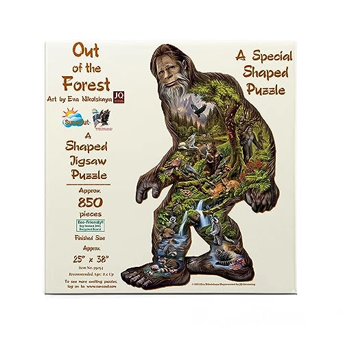 SUNSOUT INC – Out of the Forest – 850-teiliges Puzzle in Sonderform von Künstler: Eva Nikolskaya – Fertige Größe 63,5 x 96,5 cm – MPN# 95054 SUNSOUT INC – Out of the Forest – 850-teiliges Puzzle in Sonderform von Künstler: Eva Nikolskaya – Fertige Größe 63,5 x 96,5 cm – MPN# 95054 von SunsOut