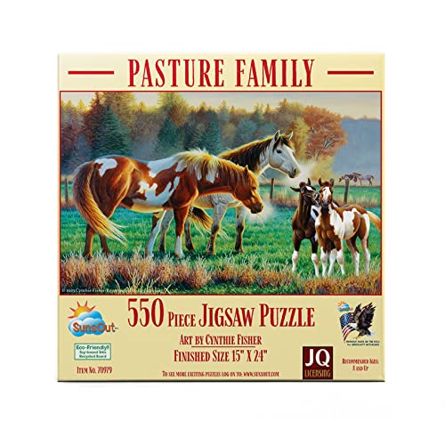 SUNSOUT INC - Pasture Family - 550-teiliges Puzzle vom Künstler: Cynthie Fisher - Fertige Größe 38,1 x 61 cm - MPN # 70979 SUNSOUT INC - Pasture Family - 550-teiliges Puzzle vom Künstler: Cynthie Fisher - Fertige Größe 38,1 x 61 cm - MPN # 70979 von SunsOut