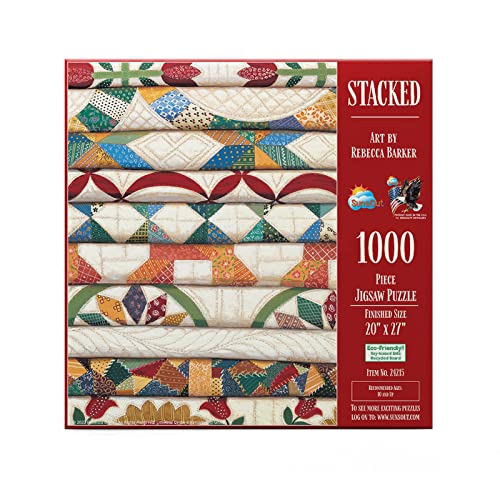 SUNSOUT INC - Stacked - 1000 pc Jigsaw Puzzle von Künstler: Rebecca Barker - Fertige Größe 20" x 27" - MPN# 24215 SUNSOUT INC - Stacked - 1000 pc Jigsaw Puzzle von Künstler: Rebecca Barker - Fertige Größe 20" x 27" - MPN# 24215 von SunsOut